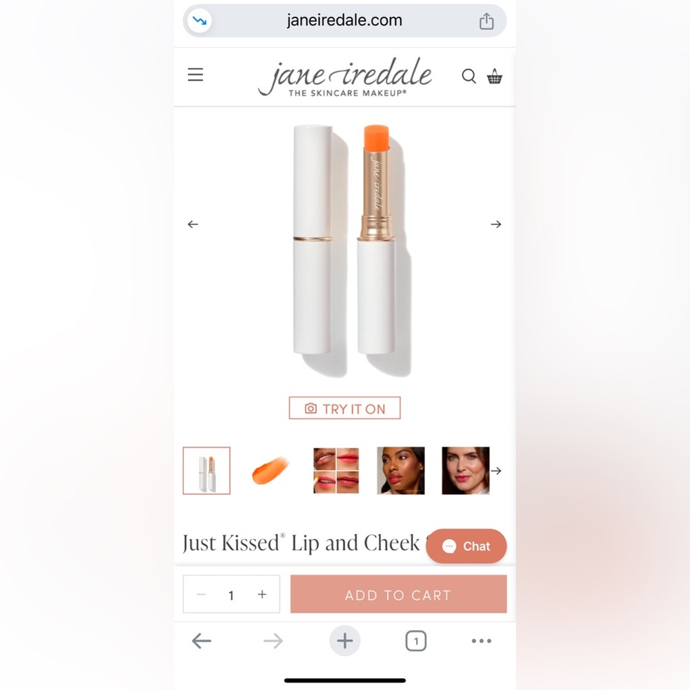 Jane Iredale lip cheek stain